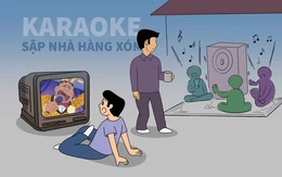 Hát karaoke làm sập nhà hàng xóm