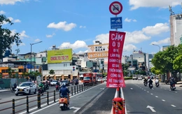 Cho xe máy rẽ trái từ đường Cộng Hòa vào nhà ga T3, đường sá thông thoáng hơn