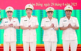 Công an tỉnh Lâm Đồng, Đồng Tháp công bố các quyết định về công tác cán bộ
