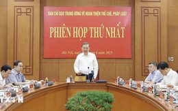 Tổng Bí thư Tô Lâm ký quy định nhiệm vụ Ban Chỉ đạo Trung ương về hoàn thiện thể chế, pháp luật