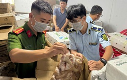 Phát hiện gần 4 tấn thịt bẩn heo, gà, trâu đông lạnh nhập lậu từ nước ngoài