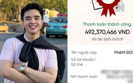 Danh tính nam TikToker công khai đóng thuế gần 500 triệu/tháng