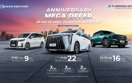 GAC MOTOR Việt Nam mừng sinh nhật 1 năm với ưu đãi hấp dẫn
