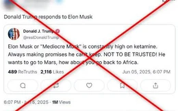 Sự thật về loạt bài gây sốc của Tổng thống Trump về tỉ phú Elon Musk