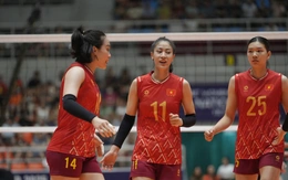 Toàn bộ cầu thủ tuyển bóng chuyền nữ Việt Nam đã ra sân chỉ sau 1 trận tại AVC Nations Cup