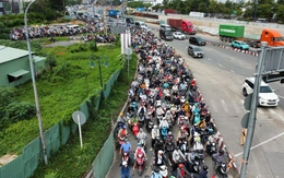 Kẹt xe đường song hành cao tốc sáng 9-6, đơn vị chức năng đưa ra phương án 'gỡ rối'