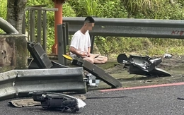 Tài xế gây tai nạn giao thông rồi... ngồi thiền bên đường