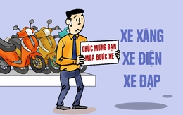 Thanh niên không cần bốc thăm mua xe xăng
