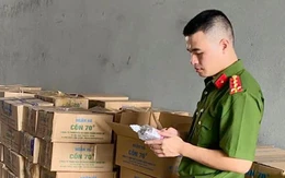 Phá đường dây sản xuất, buôn bán cồn y tế giả quy mô lớn