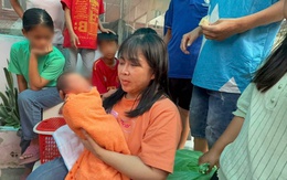 Bé trai còn nguyên cuống dây rốn bị bỏ rơi trước cổng trung tâm nhân đạo ở phường Dĩ An, TP.HCM