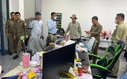 Nhiều địa phương ở Campuchia đồng loạt truy quét các trung tâm lừa đảo trực tuyến