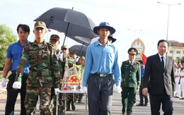 Tây Ninh truy điệu, an táng 156 hài cốt liệt sĩ hy sinh tại Campuchia