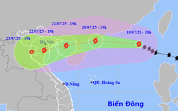 Bão số 3 mạnh lên cấp 11, tăng thêm 2 cấp trong ngày