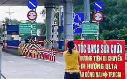 Liên tục chặn tại các nút giao lên cao tốc TP.HCM - Long Thành - Dầu Giây để giảm ùn tắc