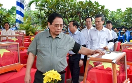 Thủ tướng Phạm Minh Chính dự lễ cải táng 80 hài cốt liệt sĩ quân tình nguyện