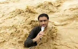 Thực hư tin đồn phóng viên Pakistan bị nước cuốn tử vong khi đang tác nghiệp giữa dòng lũ xiết