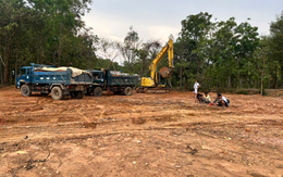 Bắt quả tang 3 người khai thác đất, đá trái phép đem bán cho công trình ở Phú Quốc