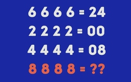 Chỉ người IQ cao mới giải được câu đố toán học này trong 17 giây?