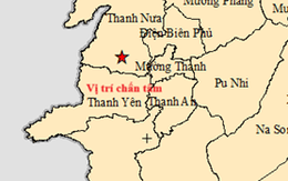 Động đất mạnh 3 độ tại Điện Biên