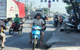 Cảnh sát giao thông TP.HCM cảnh báo tình trạng đi ngược chiều tái diễn