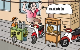 Em ăn tô cháo lòng thì anh 'rộng lòng' cho em đứng nhờ vỉa hè với ạ