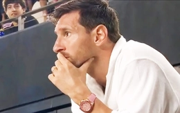 Bị cấm đá, Messi diện đồng hồ hồng mà fan nghe giá muốn 'té xỉu'