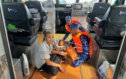 Hai bố con 'hồi sinh trở lại sau một đêm lênh đênh trên biển'
