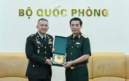 Đại tướng Phan Văn Giang tiếp Tư lệnh Lực lượng Quốc phòng Thái Lan