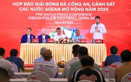 Công an, Cảnh sát các nước ASEAN tranh tài trên sân bóng ở Hà Nội
