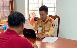 Xử phạt tài xế vượt ẩu trên đèo Khánh Lê, suýt gây tai nạn với xe đối diện