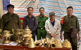 Hai người trộm đồ thờ tự bị bắt giữ