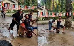 Cười sảng với giải đua xe rùa vùng quê