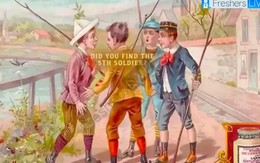 Thử tài tinh mắt: Chàng trai thứ 5 đứng đâu?