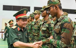 Thượng tướng Hoàng Xuân Chiến gặp mặt 400 quân nhân quốc tế tham dự diễu binh Quốc khánh 2-9
