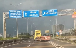 Xác minh clip xe đầu kéo lạng lách, đánh võng trên cao tốc TP.HCM - Long Thành - Dầu Giây