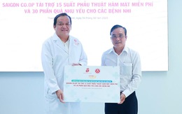 Saigon Co.op góp phần thay đổi cuộc đời em nhỏ qua những ca phẫu thuật nụ cười đầy nhân ái