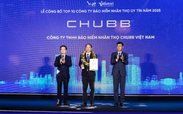 Chubb Life Việt Nam tiếp tục vào Top 10 công ty bảo hiểm uy tín