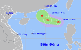 Hình thành áp thấp nhiệt đới trên Biển Đông