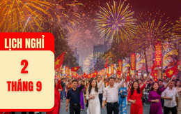 Lịch nghỉ Quốc khánh 2-9-2025: Người lao động được hưởng nguyên lương mấy ngày?