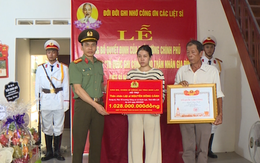 Trao bằng Tổ quốc ghi công đối với liệt sĩ Nguyễn Đông Cánh