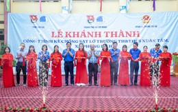Khánh thành công trình kè chống sạt lở trường học ở Lào Cai do Thành đoàn TP.HCM tài trợ
