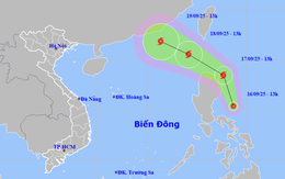 Áp thấp nhiệt đới ngoài khơi Philippines có thể mạnh lên thành bão và vào Biển Đông
