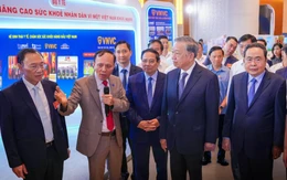 Bệnh viện Tâm Anh giới thiệu 'siêu Robot AI' tại tòa nhà Quốc hội