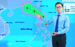Thời tiết đêm 16 ngày 17-9: Áp thấp nhiệt đới gần Biển Đông; Nam Bộ mưa nhiều về đêm