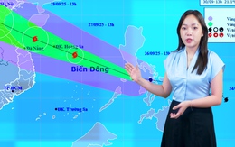Thời tiết đêm 26 ngày 27-9: Bão số 10 Bualoi đi rất nhanh, khả năng mạnh thêm khi vào gần bờ