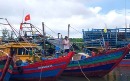 Tàu thuyền tránh bão Bualoi về đậu kín cảng cá