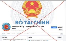 Cảnh báo fanpage giả danh Bộ Tài chính để chiếm đoạt tiền