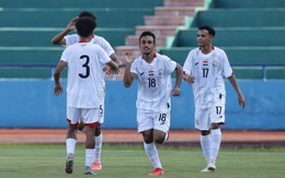 U23 Yemen đánh bại U23 Singapore nhờ 2 quả phạt đền
