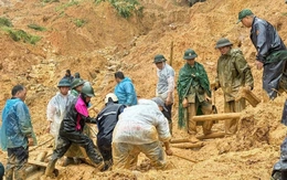 Sạt lở vùi lấp 4 người ở Lũng Cú