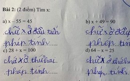Ảnh vui 4-9: 'Tìm x' dễ thế mà cứ phải tìm?!